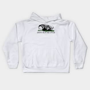 DONT RUN ME OVER - OPOSSUM Kids Hoodie